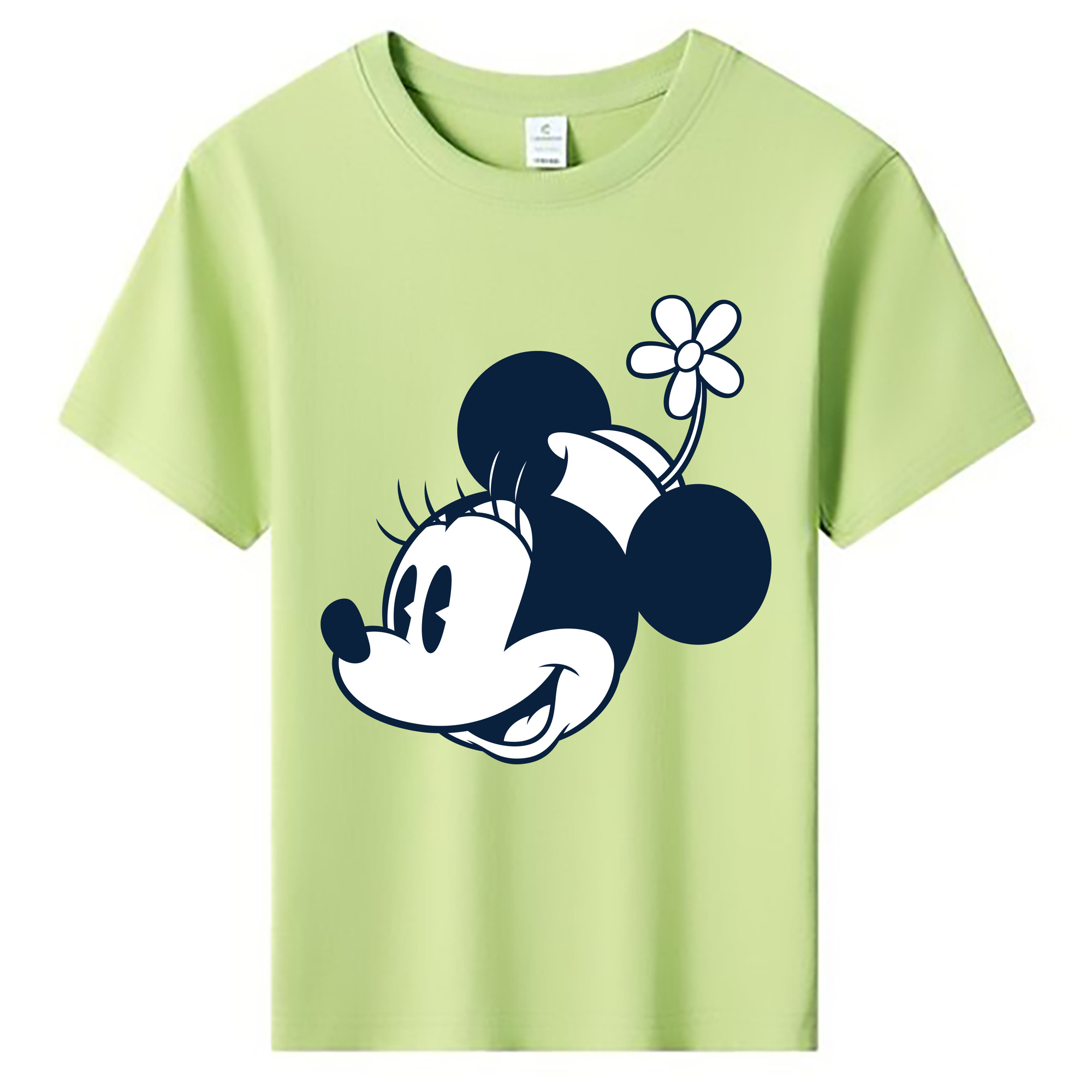 ミッキーマウス Mickey Mouse 綿100％キッズTシャツ（フロントプリント）